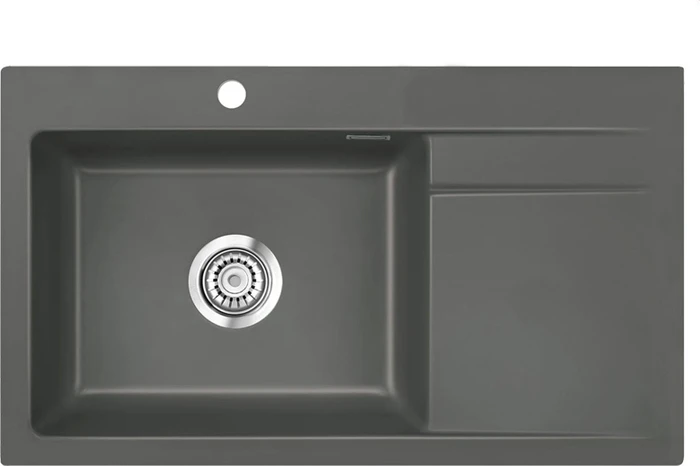 systemceram Stema 86 SL Einbau Becken links lava