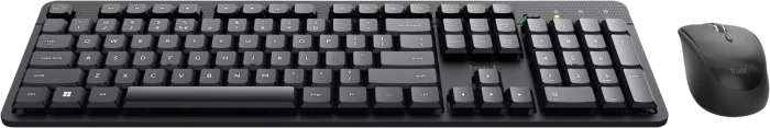 Trust Ody II Silent Wireless Keyboard & Mouse Set, USB, US