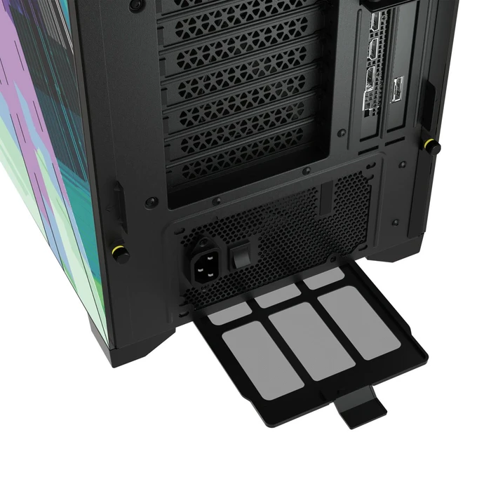 Corsair iCue 5000X RGB Signature Series Shift, schwarz, Glasfenster
