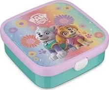 Mepal Brotdose groß mit Bento-Einsatz und Gabel Paw Patrol Girls