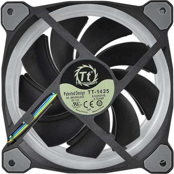 Thermaltake Riing Plus 14 LED RGB TT Premium Edition, LED-Steuerung, Lüftersteuerung, 140mm, 5er-Pack