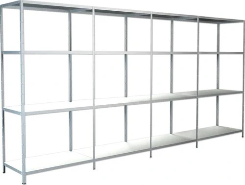 Schulte Lagertechnik PowerMAX Schwerlastregal 400x180x50cm weiß