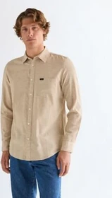 Wrangler Regular 1 Pocket Hemd langarm kelp (Herren)