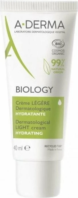 A-Derma Biology dermatologische Feuchtigkeitscreme leicht, 40ml