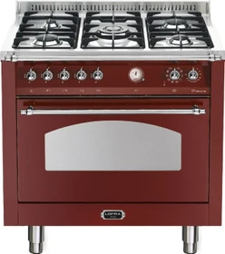 Lofra DOLCEVITA 90 RRG96MFT/Ci Elektroherd mit Gas-Kochfeld chrom finish