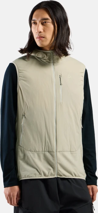 Odlo Ascent Wool Insulated Hybrid Weste agate gray (Herren)