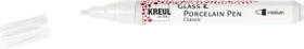 Kreul Glass & Porcelain Pen Classic medium weiß
