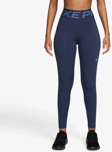 Nike Pro Sculpt Hose lang midnight navy/white (Damen)