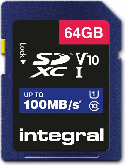 Integral High Speed R100 64GB, UHS-I U1, Class 10