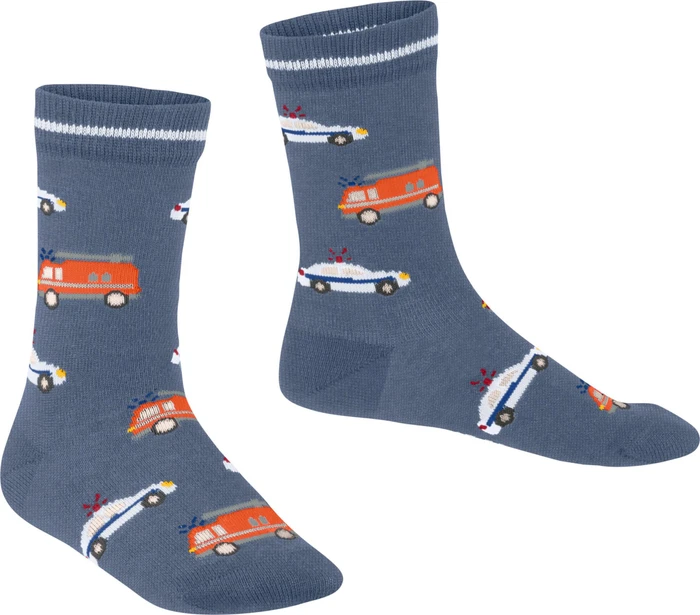 Falke Police and Fire Cars Socken light jeans (Junior)