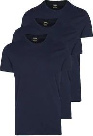 Ralph Lauren Crew Sleep 3er-Pack T-Shirt kurzarm blau (Herren)