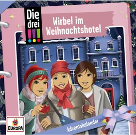 Die drei !!! - Wirbel im Weihnachtshotel Audio-CD-Adventskalender 2024