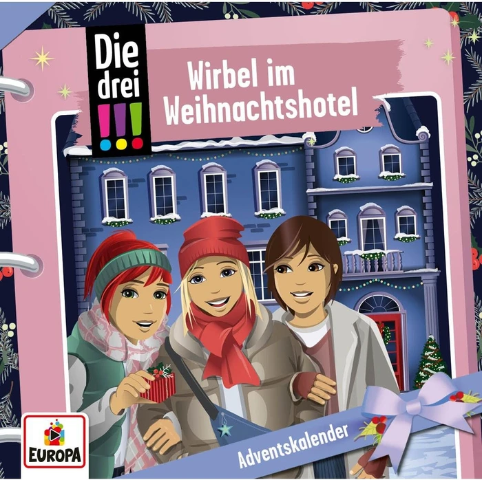 Die drei !!! - Wirbel im Weihnachtshotel Audio-CD-Adventskalender 2024