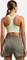 Odlo Seamless High mit Reißverschluss Sport-BH patina green/ambrosia (Damen) Vorschaubild