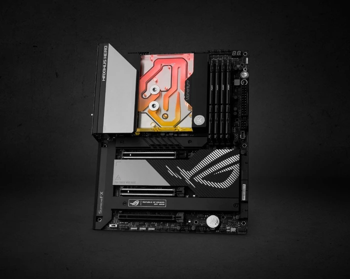 EK Water Blocks Quantum Line EK-Quantum Momentum² ROG Maximus Z790 Hero D-RGB Monoblock, Nickel, Acryl