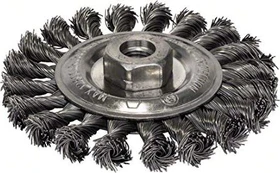 Bosch Professional Heavy for Metal Scheibenbürste gezopft, 115mm, 1 Stück