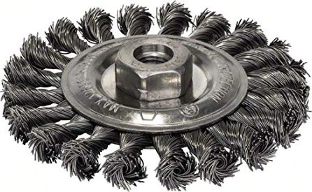 Bosch Professional Heavy for Metal Scheibenbürste gezopft, 115mm, 1 Stück