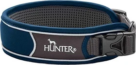 Hunter Divo Hundehalsung, Nylon, XL, dunkelblau