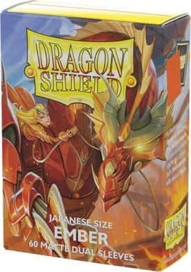 Dragon Shield Matte Dual Sleeves Japanese ember, 60 Stück