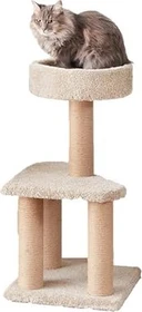 AmazonBasics Spielstation und Kratzbaum fuer Katzen Medium, beige