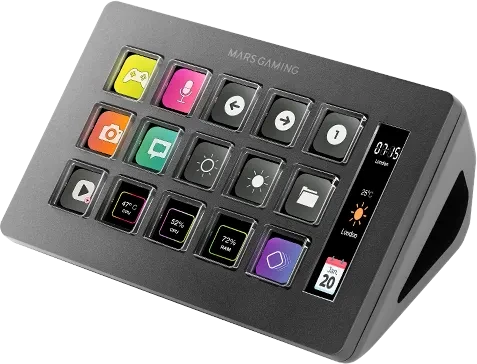Mars Gaming MSD-ONE Control Panel, schwarz, USB-C