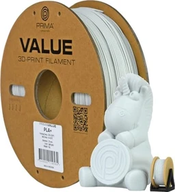 PrimaCreator PrimaValue PLA+, light grey, Spule, 1.75mm, 1.00kg