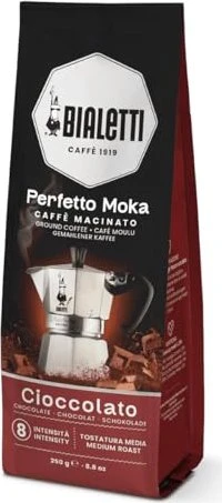 Bialetti Perfetto Moka Cioccolato Kaffeepulver, 250g