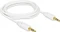 DeLOCK Klinkenkabel 3-Pin Stereo, 3.5mm Stecker auf 3.5mm Stecker, weiß, 3.0m Vorschaubild