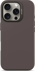 Decoded AntiMicrobial Silicone Back Cover für Apple iPhone 16 Pro Phantom Black