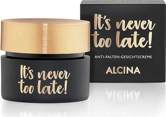 Alcina It's Never Too Late! Anti-Falten Gesichtscreme, 50ml