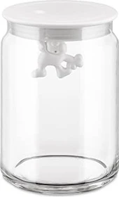 Alessi Gianni a little man holding on tight Aufbewahrungsbehälter 900ml weiß