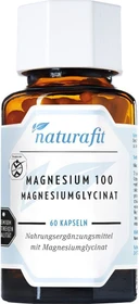 naturafit Magnesium 100 mg Magnesiumglycinat Kapseln, 60 Stück