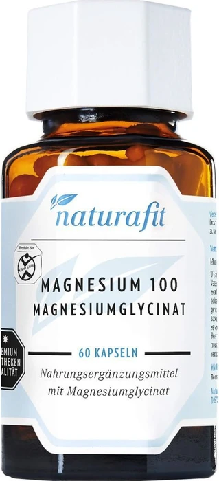 naturafit Magnesium 100 mg Magnesiumglycinat Kapseln