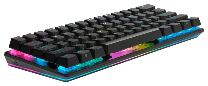 Corsair Gaming K70 PRO MINI Wireless, MX SPEED RGB Silver, USB/Bluetooth, US