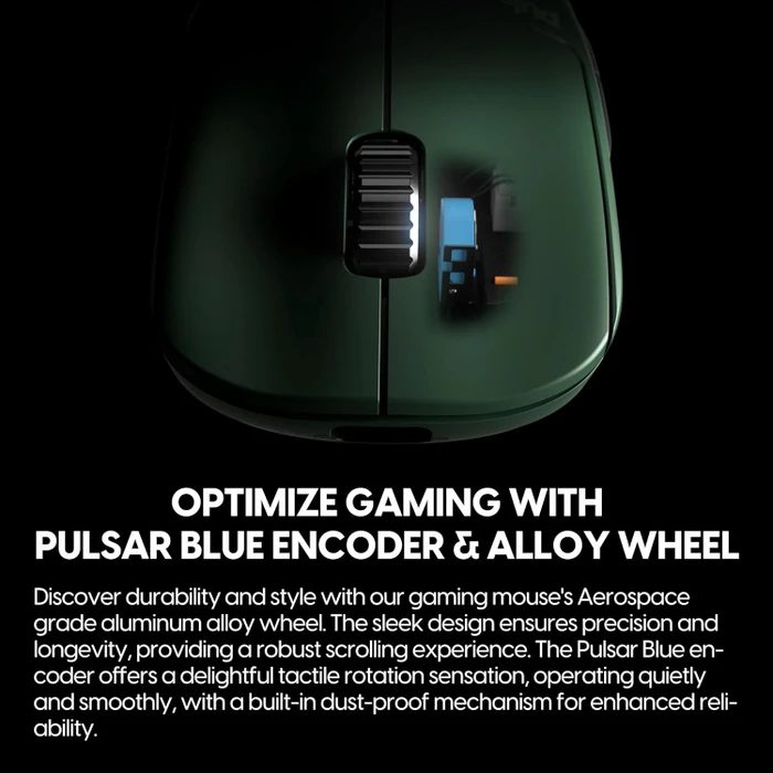 Pulsar Gaming Gears X2A eS Wireless Founder's Edition grün/schwarz, USB