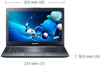 Samsung ATIV Book 7 - 740U3E, silber, Core i5-3337U, 4GB RAM, 128GB SSD, Radeon HD 8570M, DE