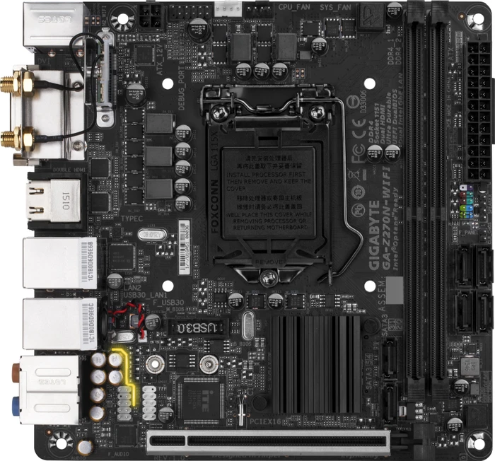GIGABYTE GA-Z270N-WIFI (Intel 1151)