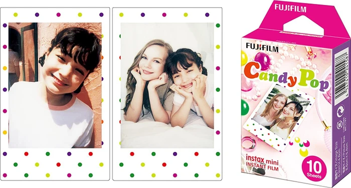 Fujifilm instax mini Sofortbildfilm Candy Pop, 10 Aufnahmen