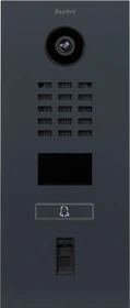 DoorBird D2101FV Fingerprint 50 IP Video Türstation mit 1 Ruftaste anthrazit grau, Edelstahl, pulverbeschichtet, seidenmatt