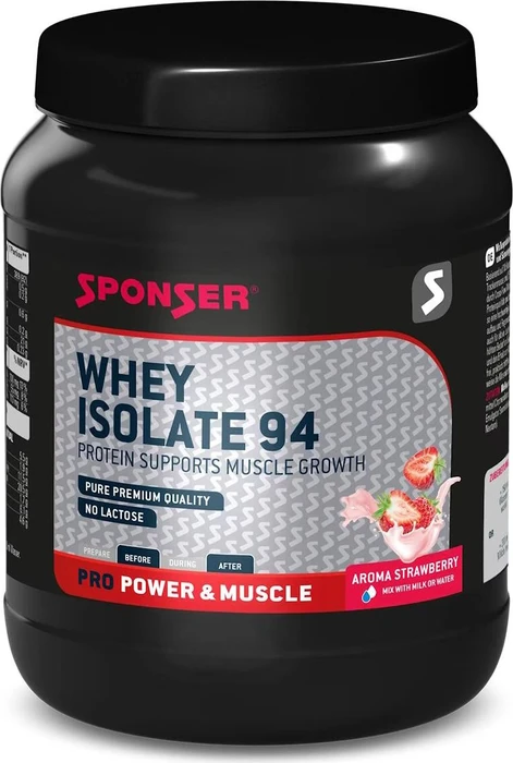 Sponser Whey Isolate 94 Erdbeere 850g