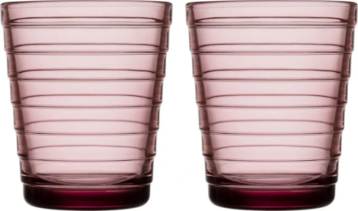 Iittala Aino Aalto Trinkglas 220ml violett, 2 Stück