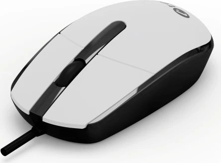 C-Tech WM-10W Wired Mouse weiß/schwarz, USB