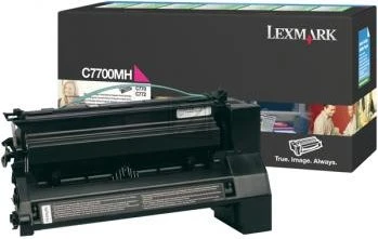 Lexmark Return Toner C7700MH magenta hohe Kapazität