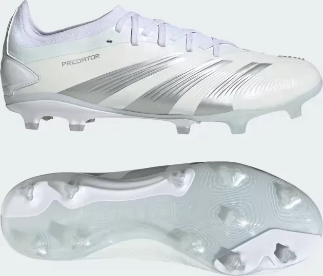 adidas Predator 24 Pro FG cloud white/silver metallic