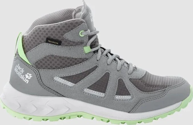 Jack Wolfskin Woodland 2 Texapore Mid dark grey/light green (Damen)