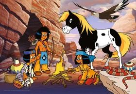 Ravensburger Puzzle Yakari Unterwegs mit Yakari
