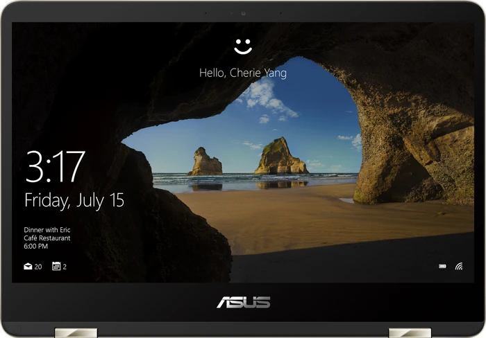 ASUS ZenBook Flip 14 UX461UA, Icicle Gold, Core i5-8250U, 8GB RAM, 512GB SSD, DE