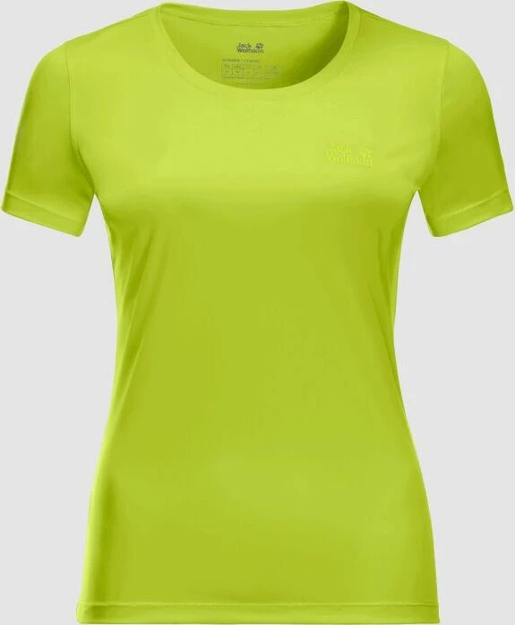Jack Wolfskin Tech Funktionsshirt kurzarm bright lime (Damen)