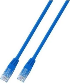 EFB Elektronik PVC CCA Patchkabel, Cat5e, U/UTP, RJ-45/RJ-45, 1.5m, blau