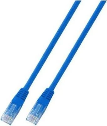 EFB Elektronik PVC CCA Patchkabel, Cat5e, U/UTP, RJ-45/RJ-45, 1.5m, blau